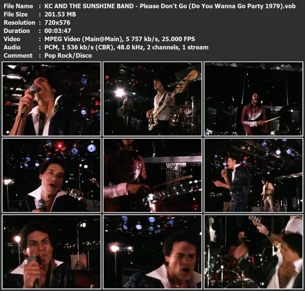 KC AND THE SUNSHINE BAND - Please Don't Go