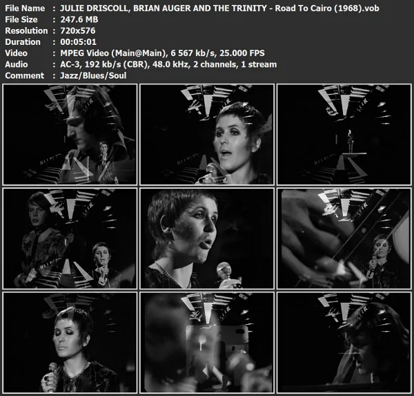 JULIE DRISCOLL, BRIAN AUGER AND THE TRINITY