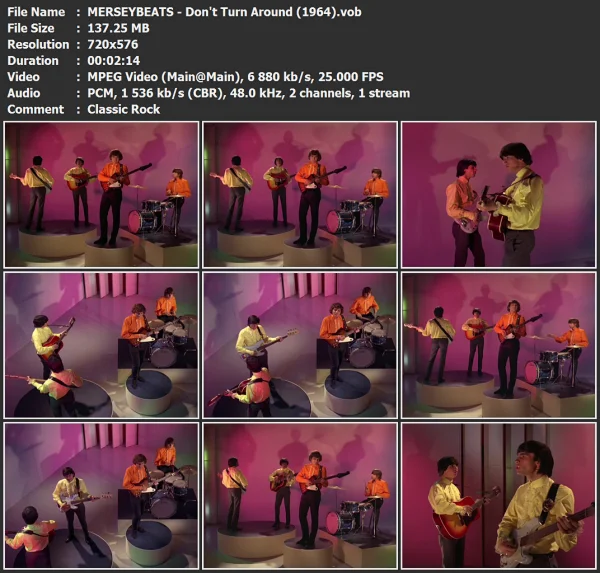 MERSEYBEATS - Don't Turn Around