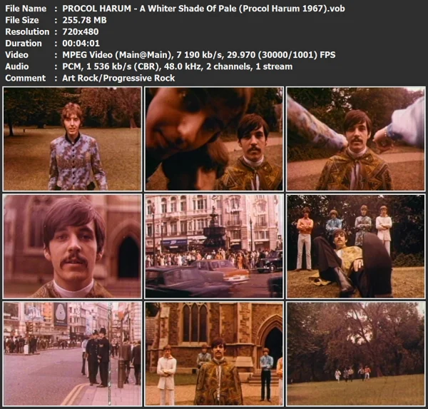 PROCOL HARUM - A Whiter Shade Of Pale