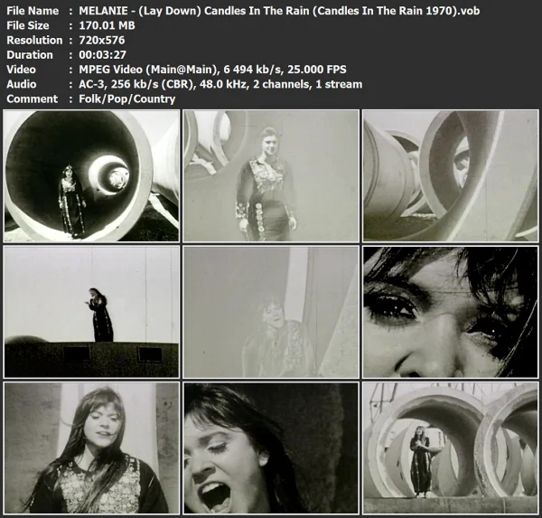 MELANIE - (Lay Down) Candles In The Rain