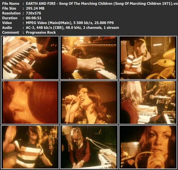 EARTH AND FIRE - Song Of The Marching Children