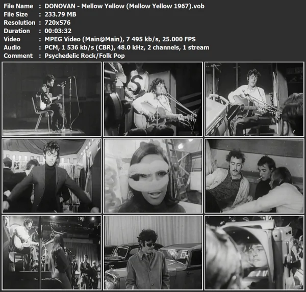 DONOVAN - Mellow Yellow