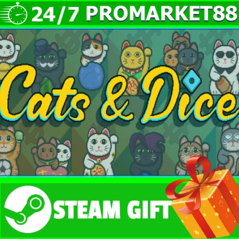 ⭐️ВСЕ СТРАНЫ+РОССИЯ⭐️ Cats and Dice STEAM GIFT