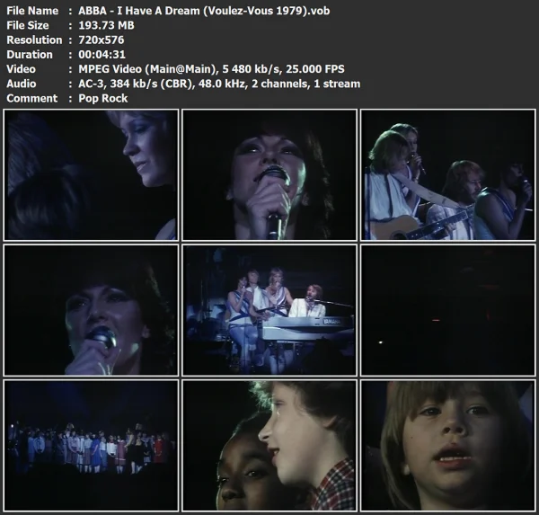 ABBA - I Have A Dream