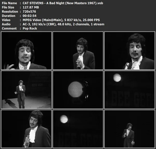 CAT STEVENS - A Bad Night