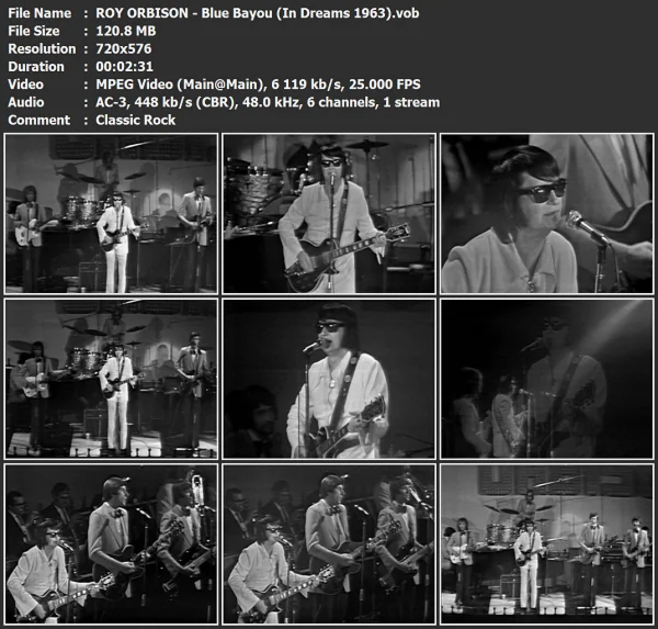 ROY ORBISON - Blue Bayou