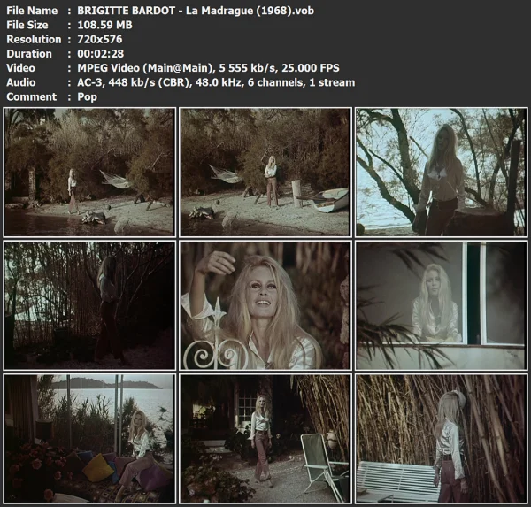 BRIGITTE BARDOT - La Madrague