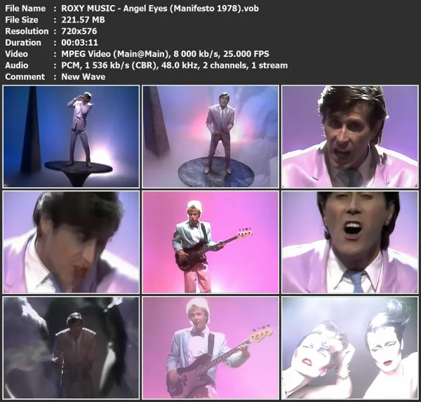 ROXY MUSIC - Angel Eyes