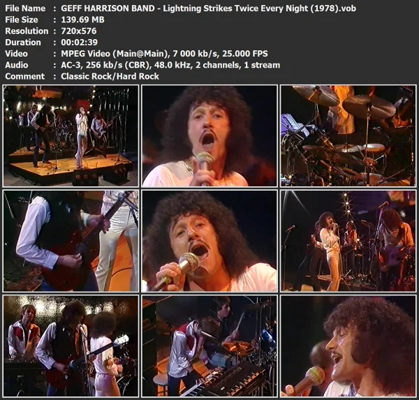 GEFF HARRISON BAND - Lightning Strikes Twice Every