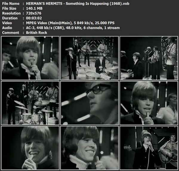 HERMAN'S HERMITS - Something Is Happening