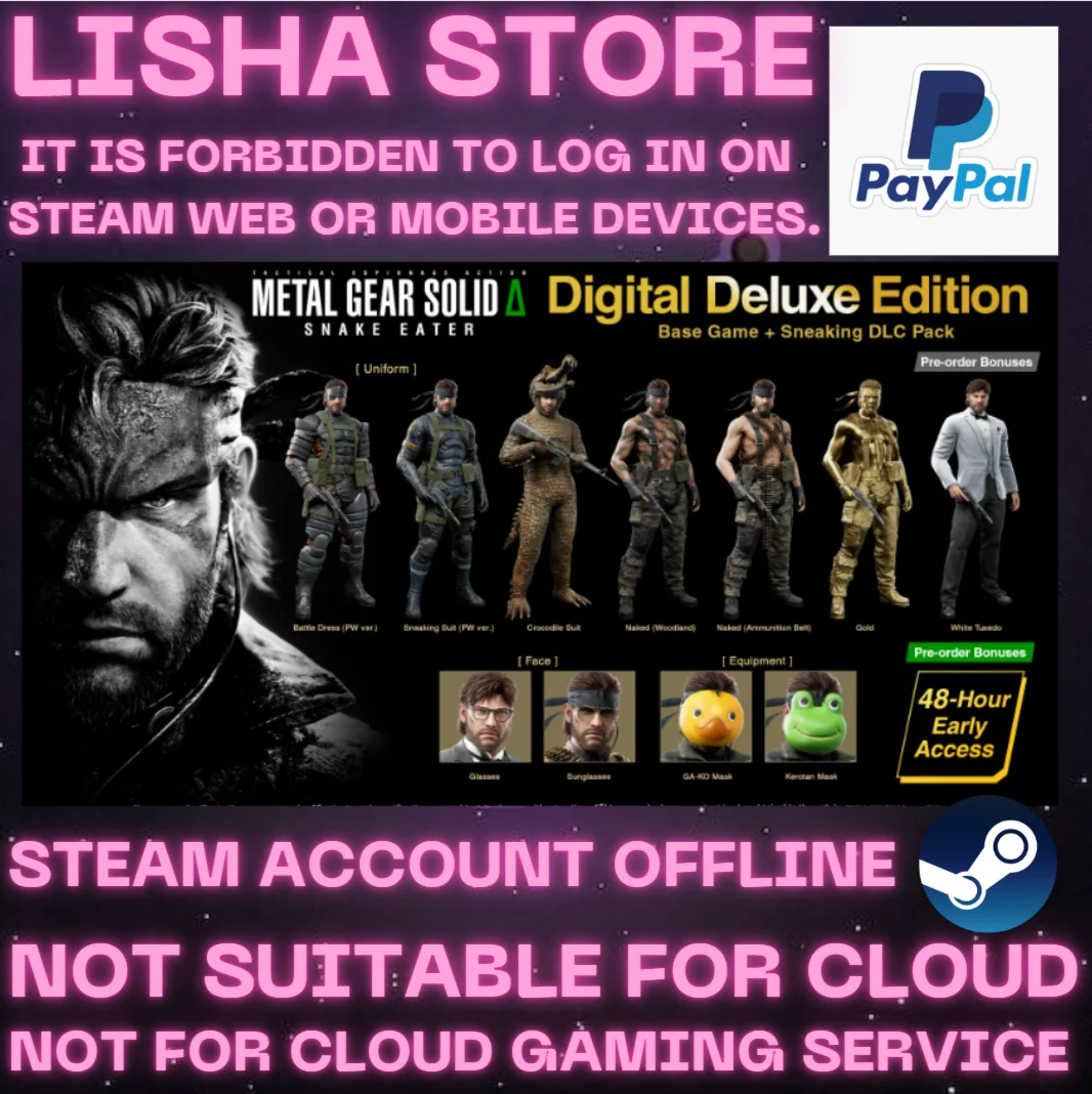 METAL GEAR SOLID SNAKE EATER Deluxe Стим на 90 дней