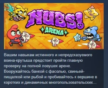 Nubs! Arena АВТОДОСТАВКА STEAM РОССИЯ