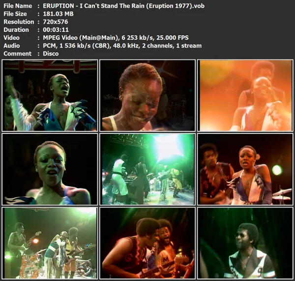 ERUPTION - I Can't Stand The Rain