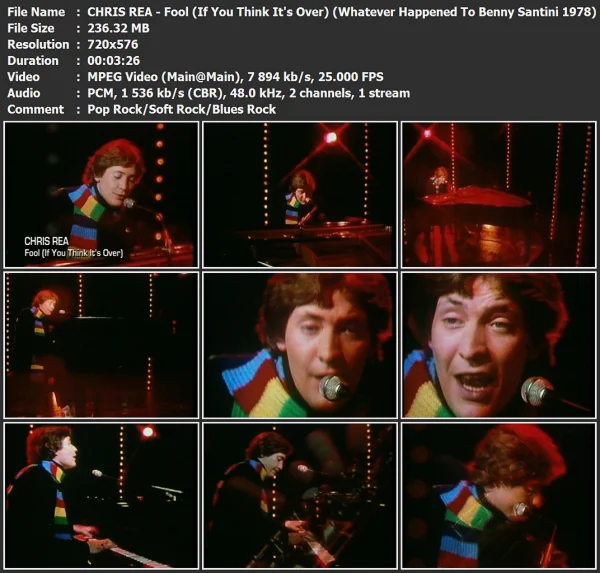 CHRIS REA - Fool (If You Think It's Over) (2)