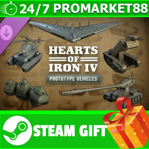 ⭐️ Hearts of Iron IV: Prototype Vehicles STEAM GIFT