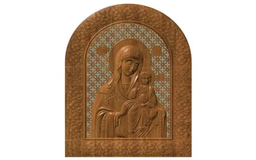 Икона Божьей матери в формате stl