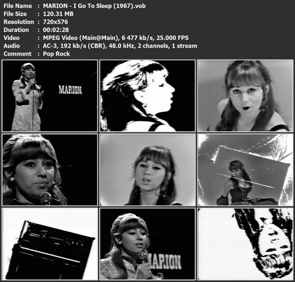 MARION - I Go To Sleep