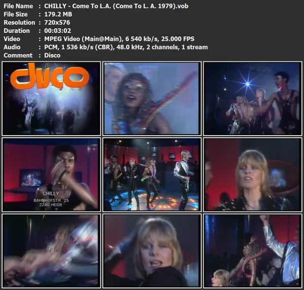 CHILLY - Come To L.A.