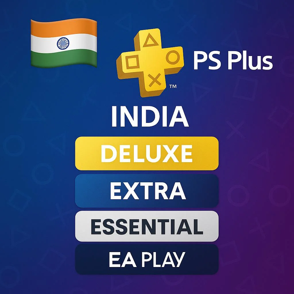 🇮🇳 PS Plus India: Deluxe/Extra/Essential/EA Play 🔥