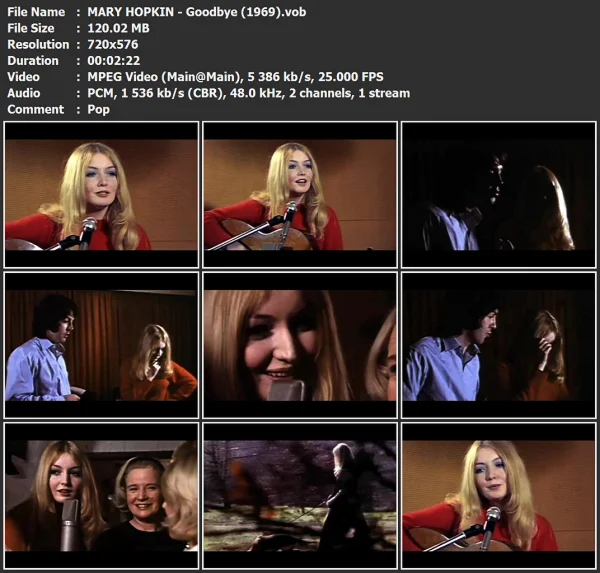 MARY HOPKIN - Goodbye