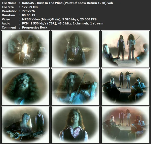 KANSAS - Dust In The Wind