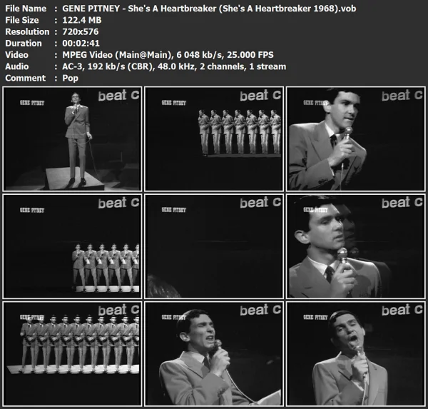GENE PITNEY - She's A Heartbreaker