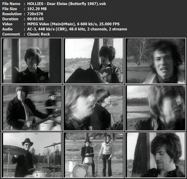 HOLLIES - Dear Eloise