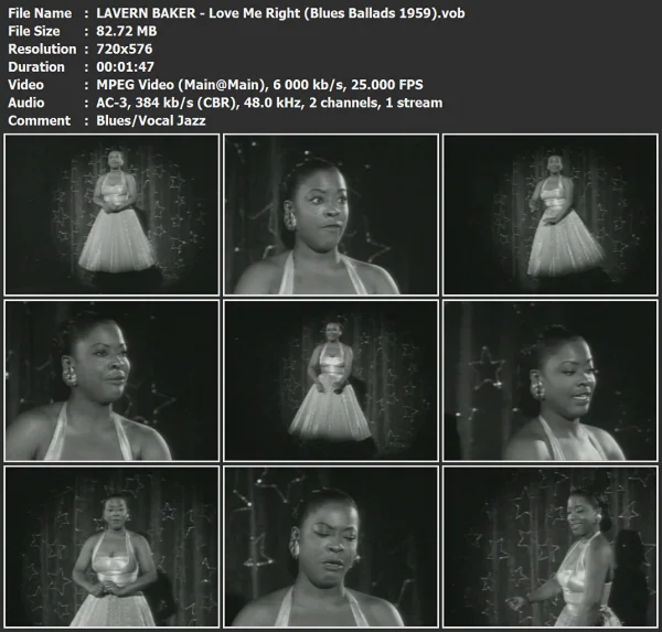 LAVERN BAKER - Love Me Right