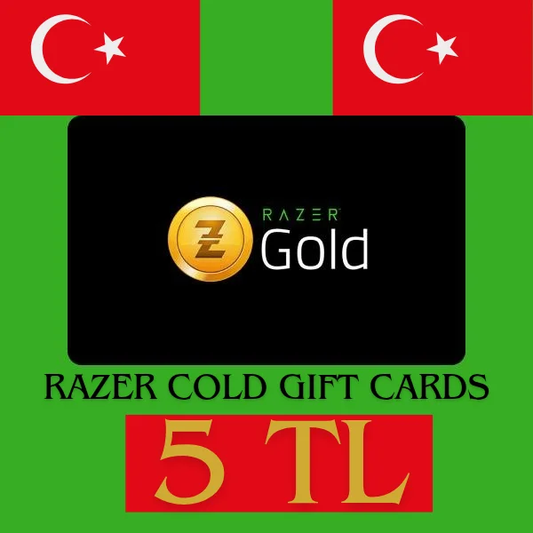 🔻RAZER GOLD ⚡Подарочная карта ⚡[[ 5 ]] TL 🇹🇷🇹🇷🇹🇷