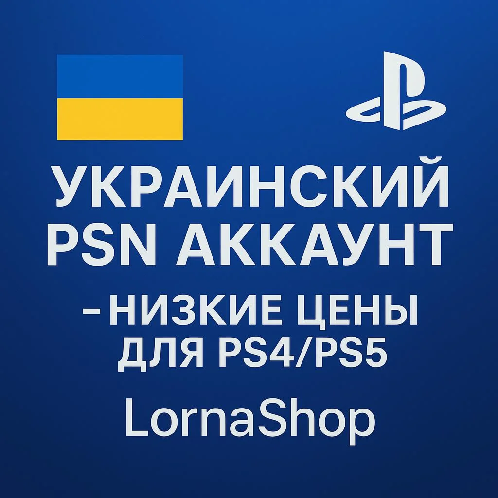  УКРАИНСКИЙ PSN АККАУНТ ДЛЯ PS4/PS5 | LornaShop  