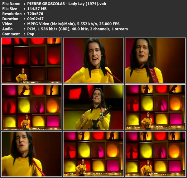 PIERRE GROSCOLAS - Lady Lay