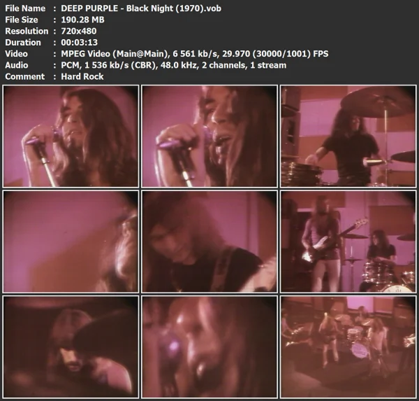 DEEP PURPLE - Black Night