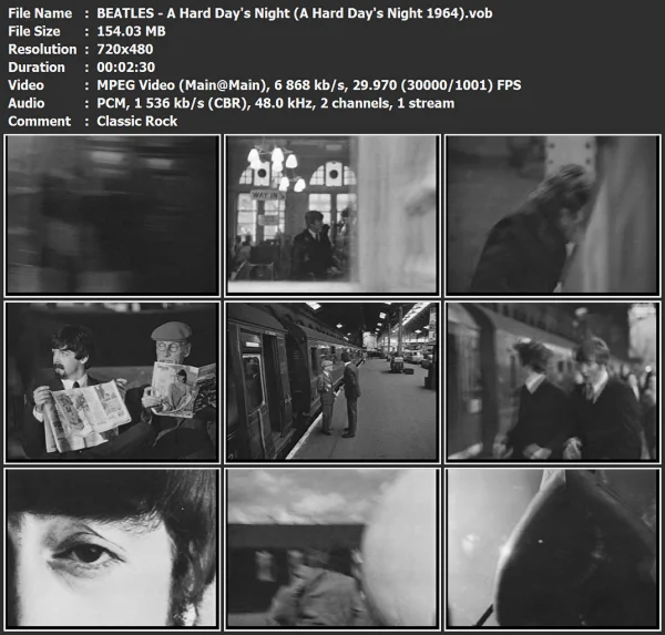 BEATLES - A Hard Day's Night