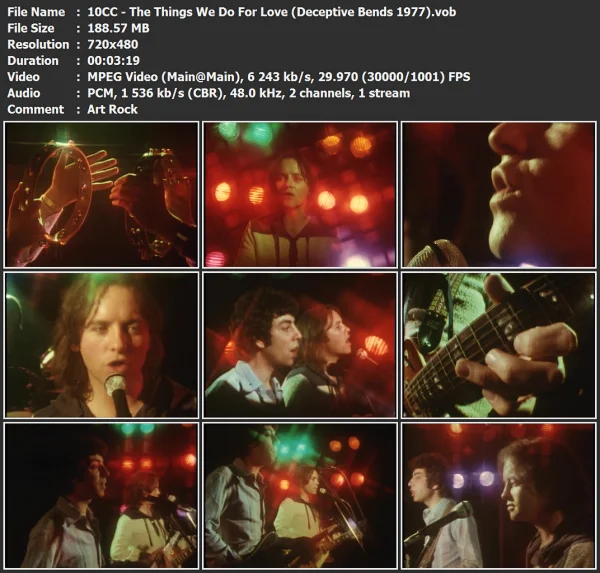 10CC - The Things We Do For Love