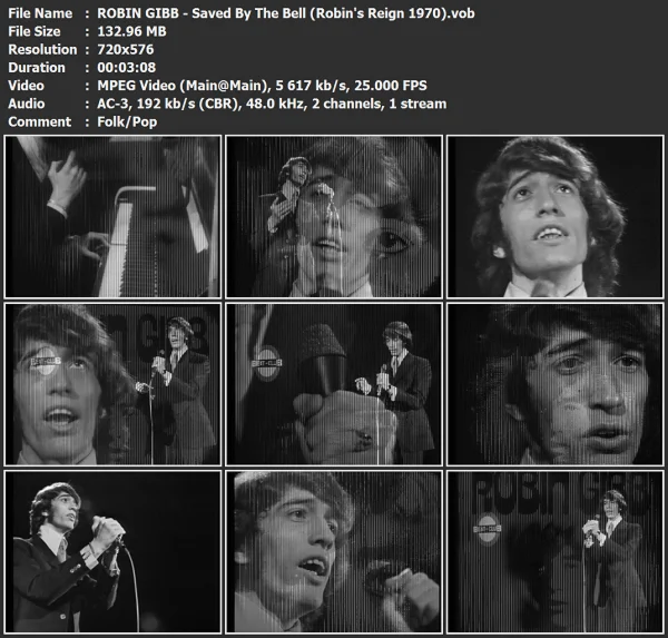 ROBIN GIBB - Saved By The Bell