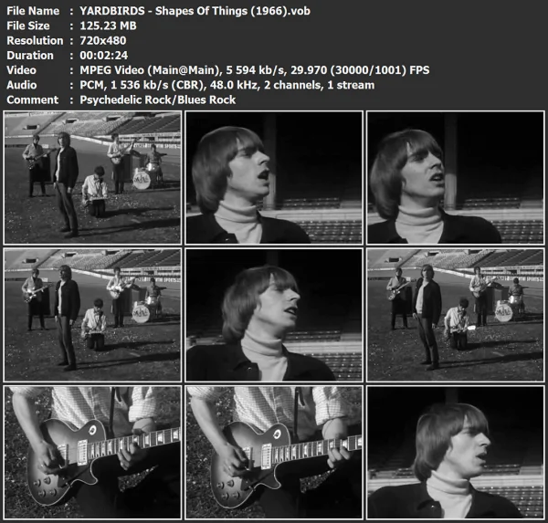 YARDBIRDS - Shapes Of Things