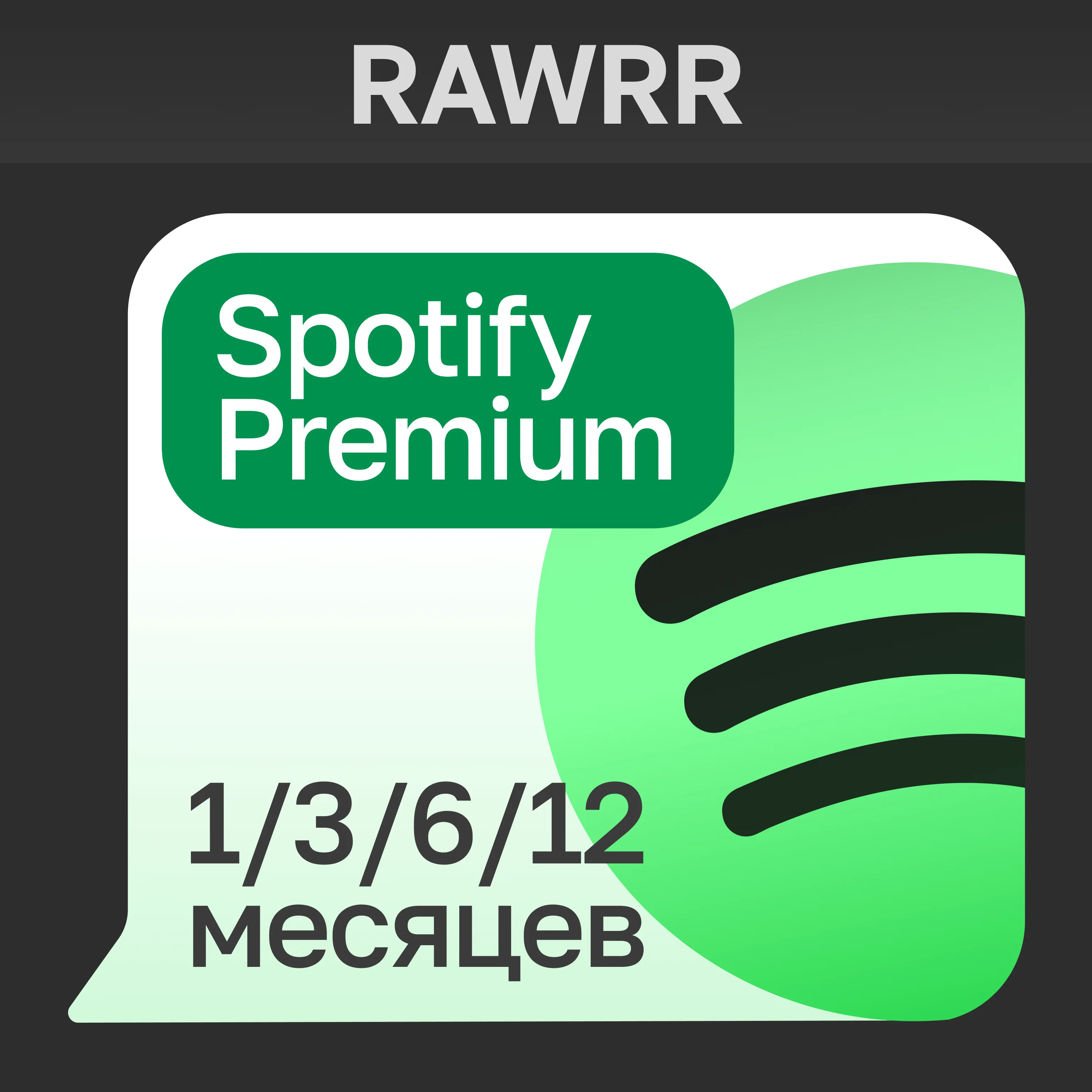 🎵3/6/12 МЕСЯЦЕВ SPOTIFY PREMIUM ИНДИВИДУАЛЬНЫЙ 🌍
