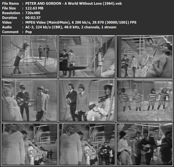PETER AND GORDON - A World Without Love