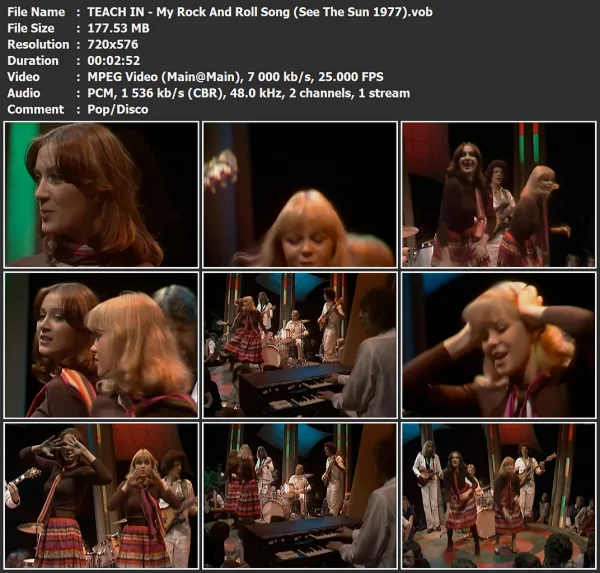 TEACH IN - My Rock And Roll Song