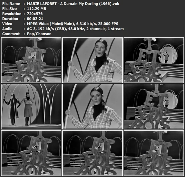 MARIE LAFORET - A Demain My Darling