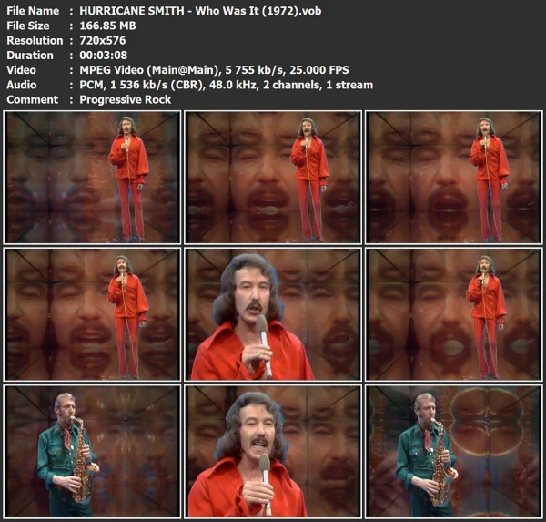 HURRICANE SMITH - Who Was It