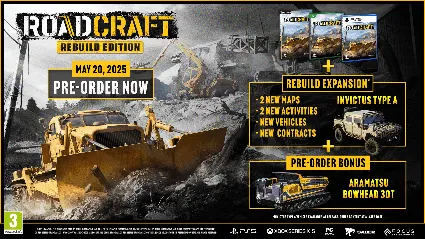 ⭐ RoadCraft Rebuild Edition Steam КЛЮЧ 🔑 GLOBAL (NO TR)