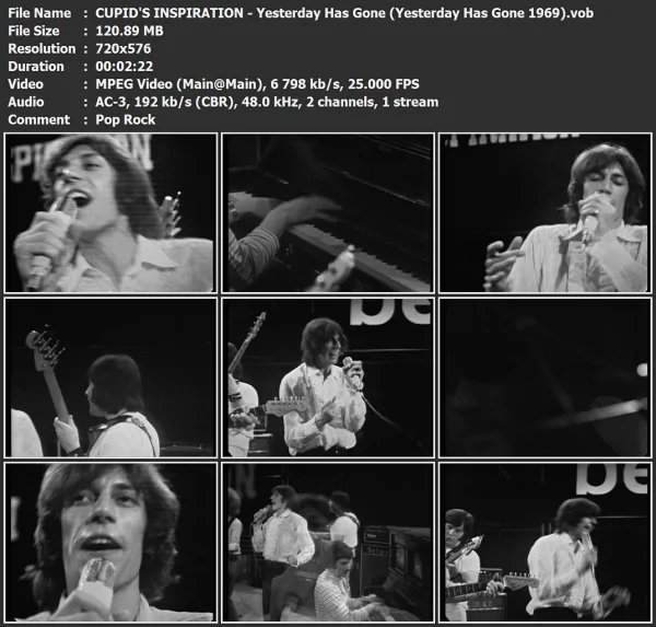 CUPID'S INSPIRATION - Yesterday Has Gone