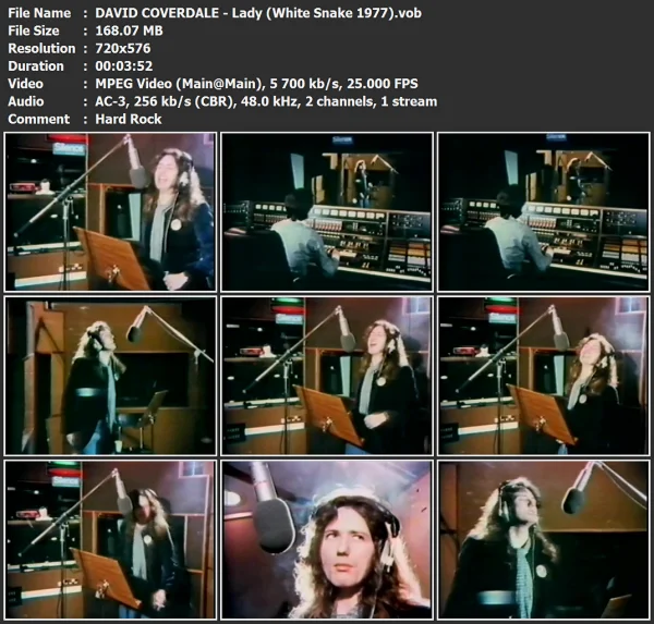 DAVID COVERDALE - Lady