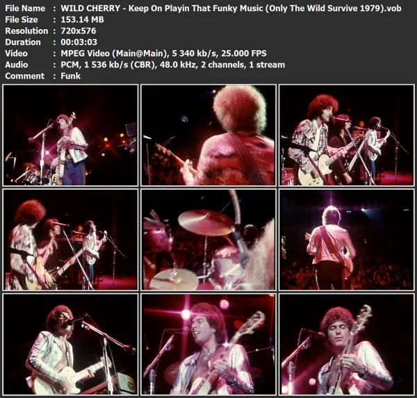 WILD CHERRY - Keep On Playin That Funky Music