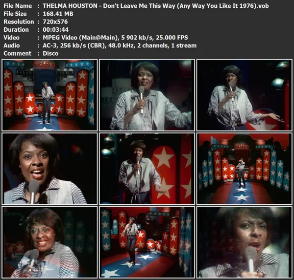 THELMA HOUSTON - Don't Leave Me This Way
