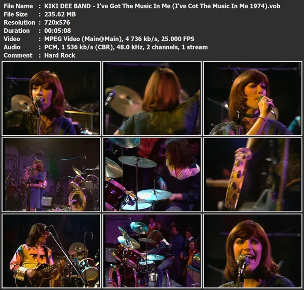 KIKI DEE BAND - I've Got The Music In Me