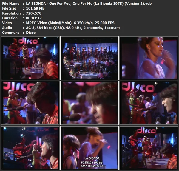 LA BIONDA - One For You, One For Me (2)