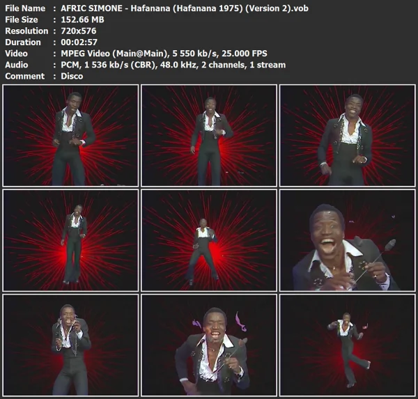 AFRIC SIMONE - Hafanana